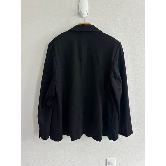 Lane Bryant Women’s Classic Black Silhouette Double Breasted Blazer‎ NWT Sz 18 - Picture 6 of 8